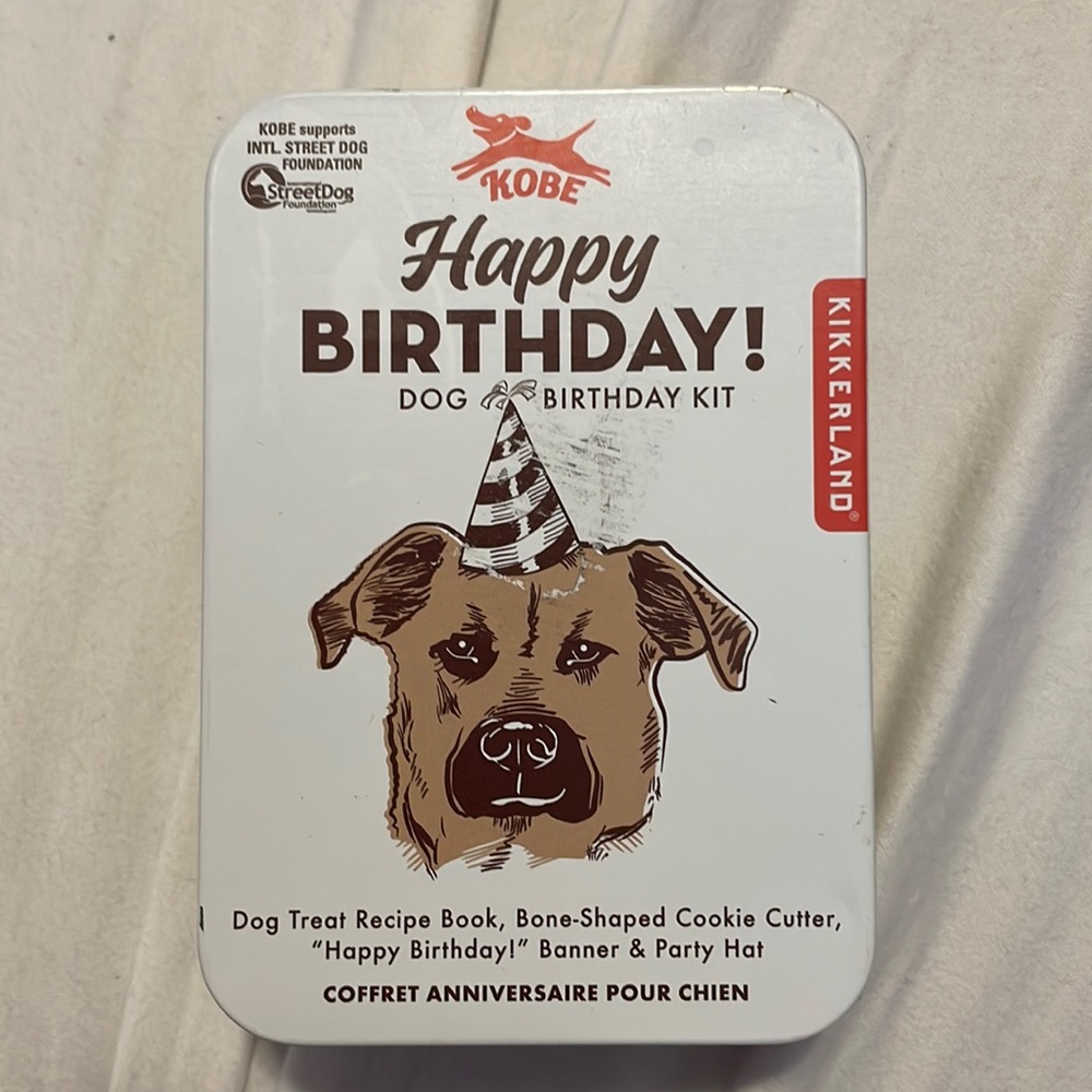 Happy birthday-dog birthday kit